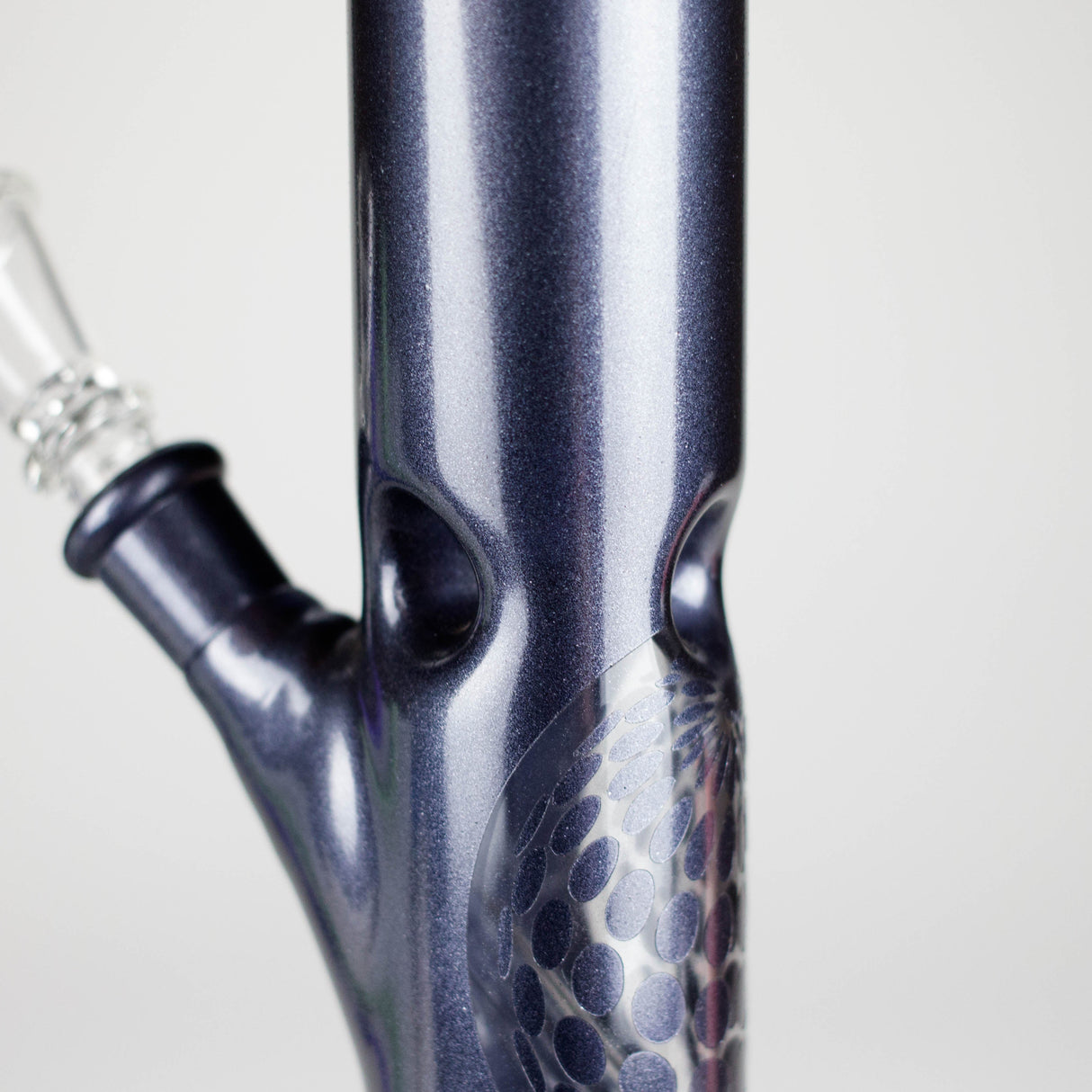 10" Straight Tube Water Pipe with Ball Pattern | Durable Glass – Assorted Colors Glass Bong RMG WHOLESALE