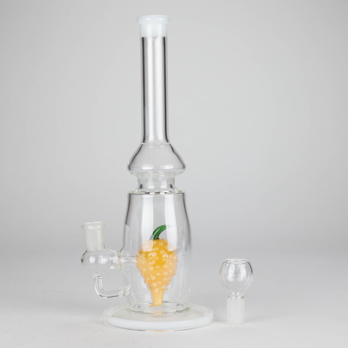 13" Glass Water Pipe with Pineapple Diffuser -Assorted Colors Glass Bong RMG WHOLESALE