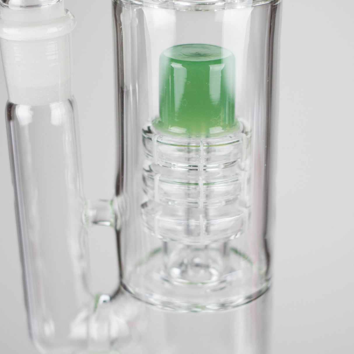 18" Straight Glass Water Pipe with Dual Percolator – Assorted Colors Glass Bong RMG WHOLESALE