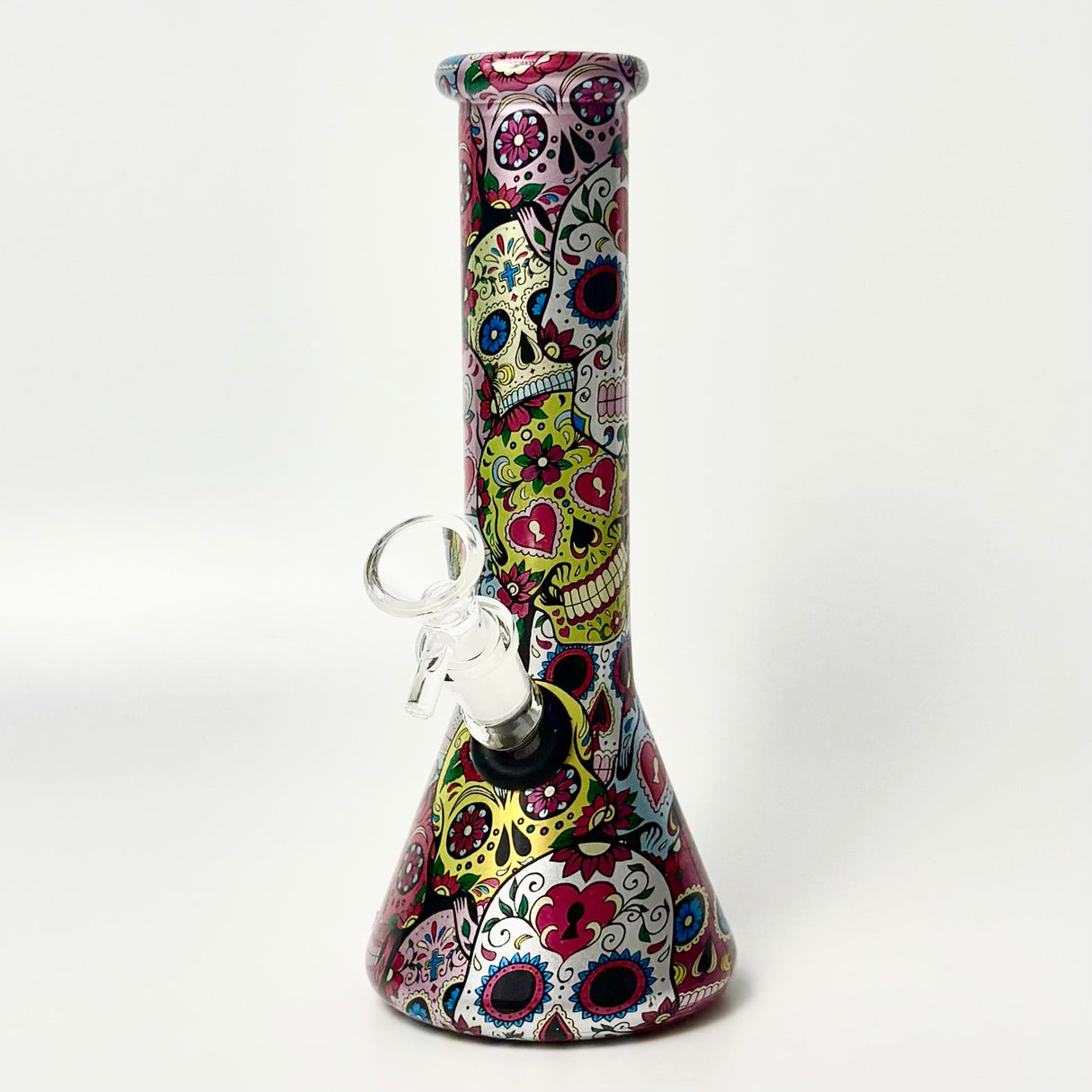8.5" 5mm Hydrographic Glass Beaker Bong-2 Glass Bong Super Supplys Inc