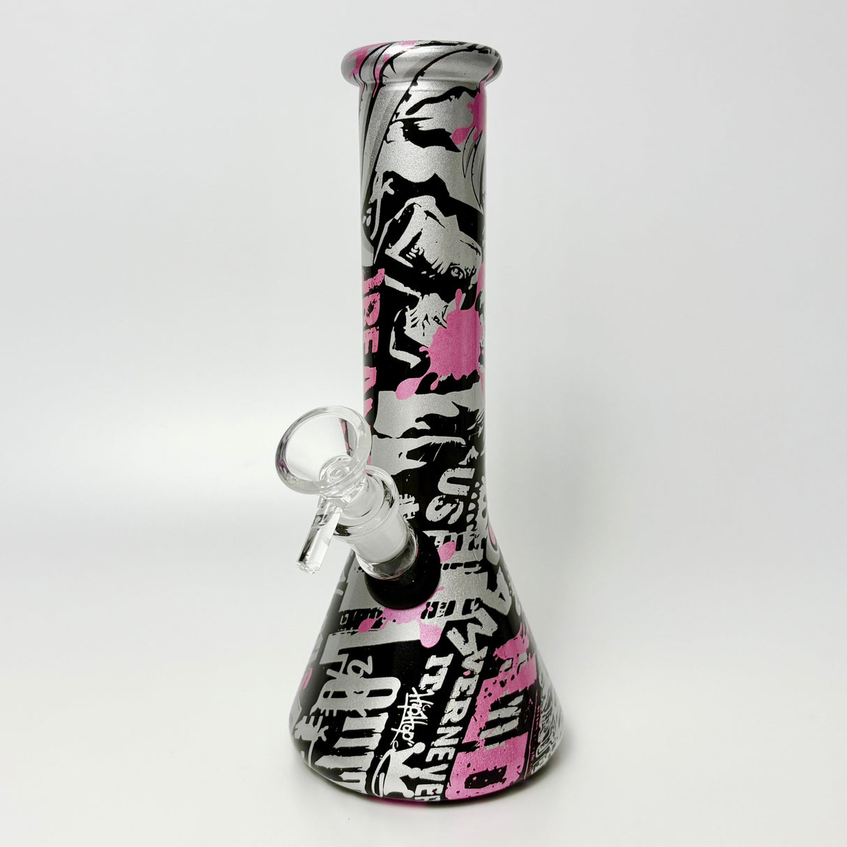 8.5" 5mm Hydrographic Glass Beaker Bong-1 Glass Bong Super Supplys Inc