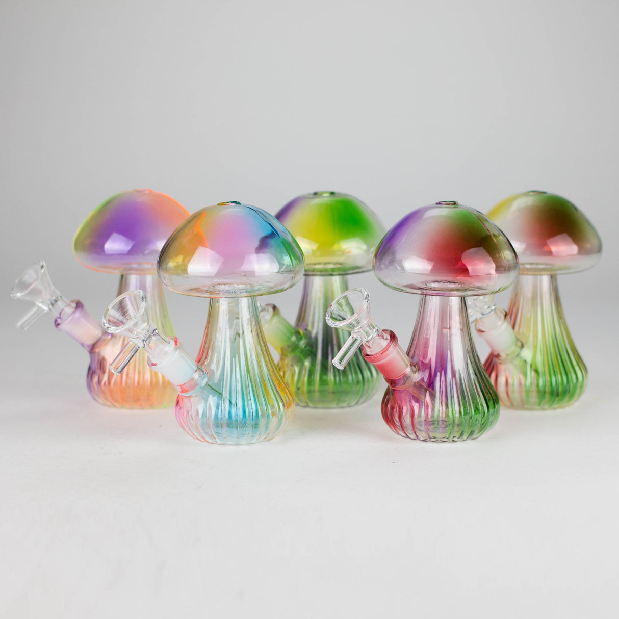 5" Magic Mushroom Glass Bong – Compact & Whimsical Design Glass Bong 777 Smoke