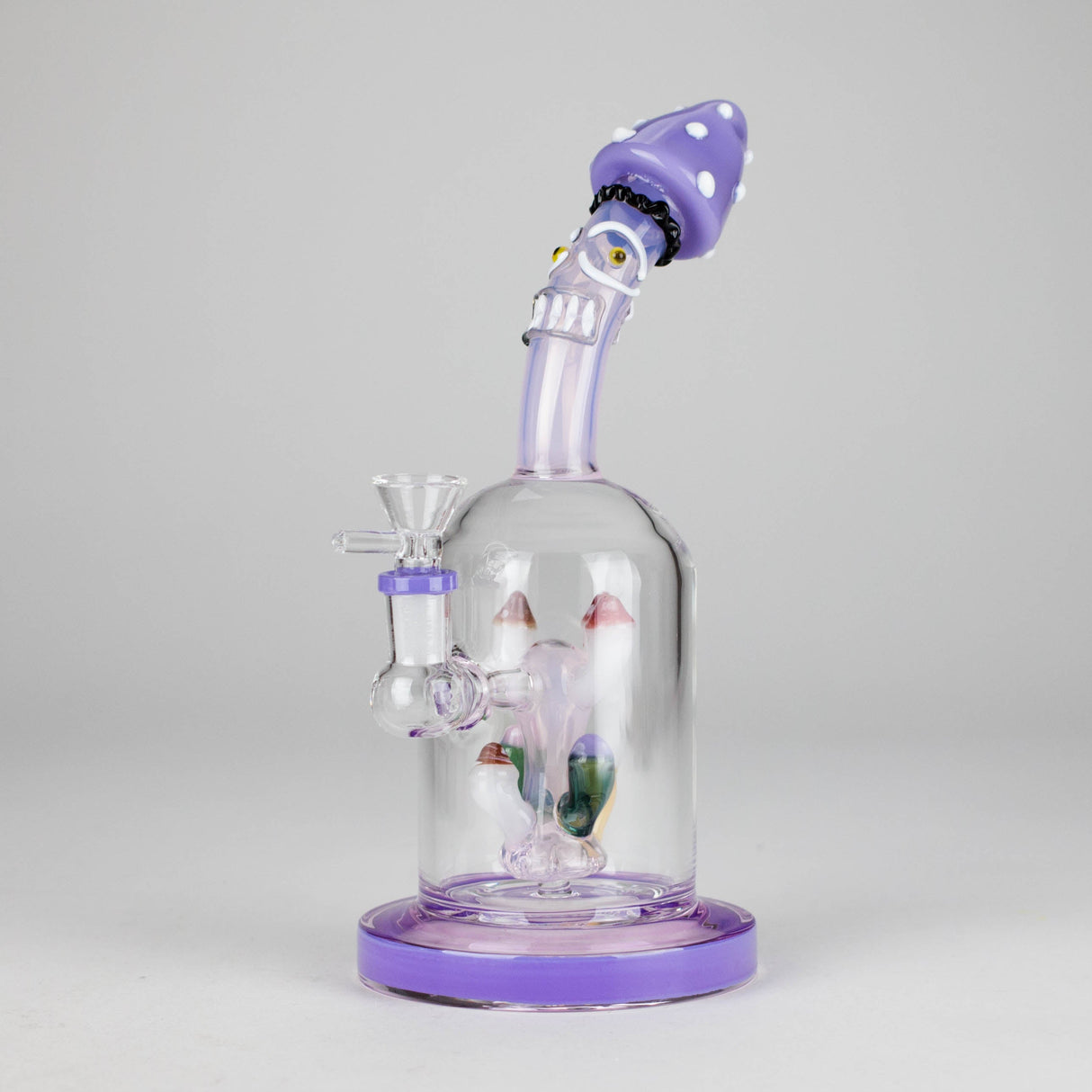 9.5" MadCaps Glass Bong Glass Bong DY Glass Purple