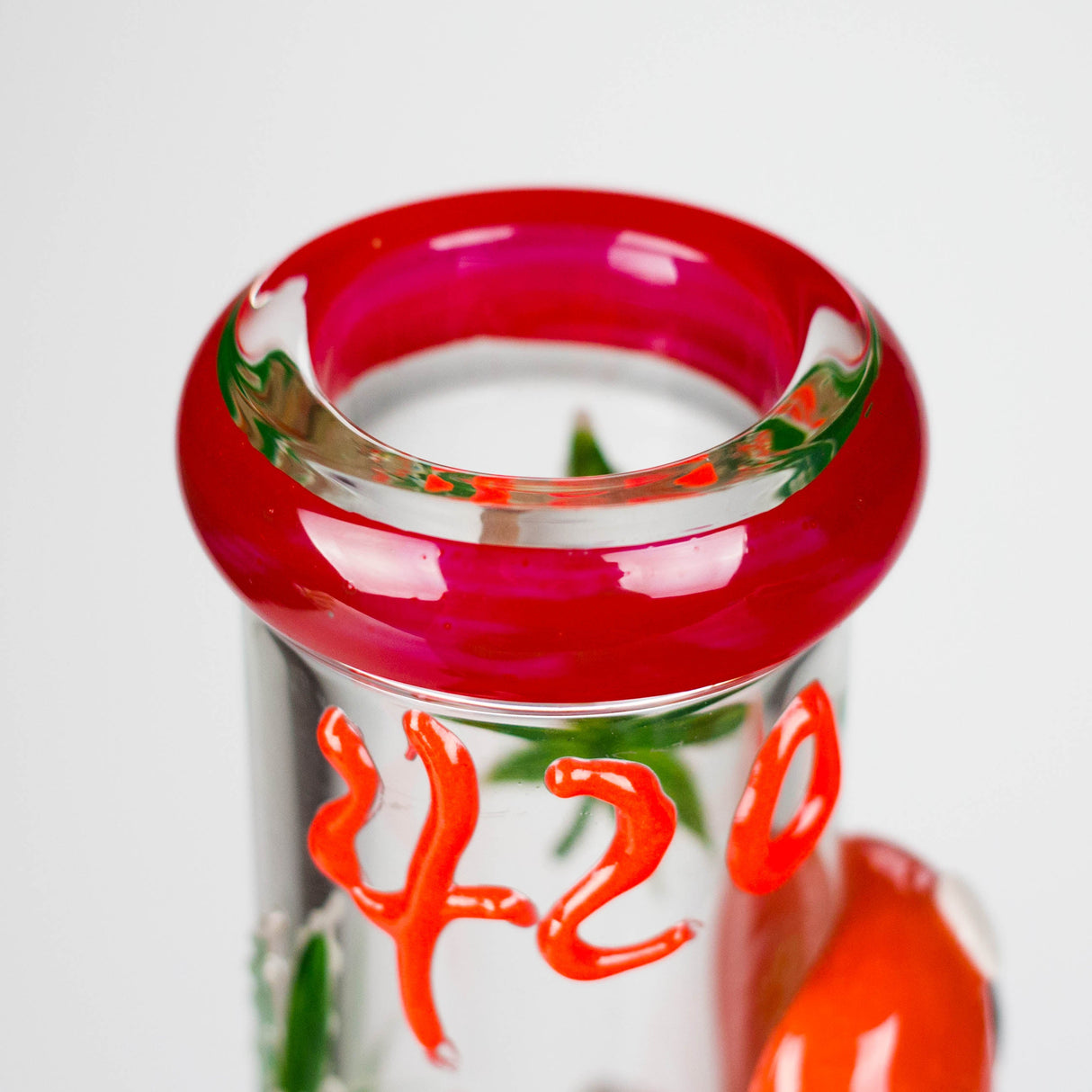 13" Shroomed Out Glow in the dark Glass Bong Glass Bong DY Glass