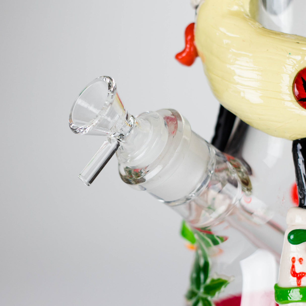 13" Shroomed Out Glow in the dark Glass Bong Glass Bong DY Glass