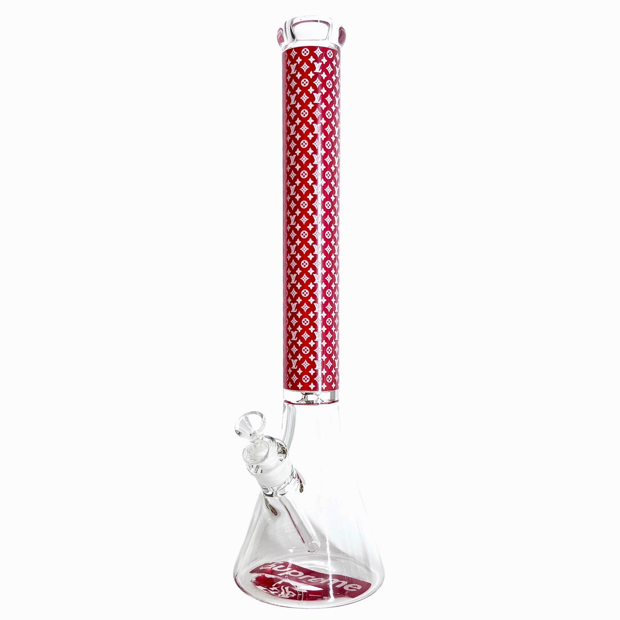 New Design 20" Stylish Designed 9mm Glow in the dark Glass Bong Glass Bong Super Supplys Inc