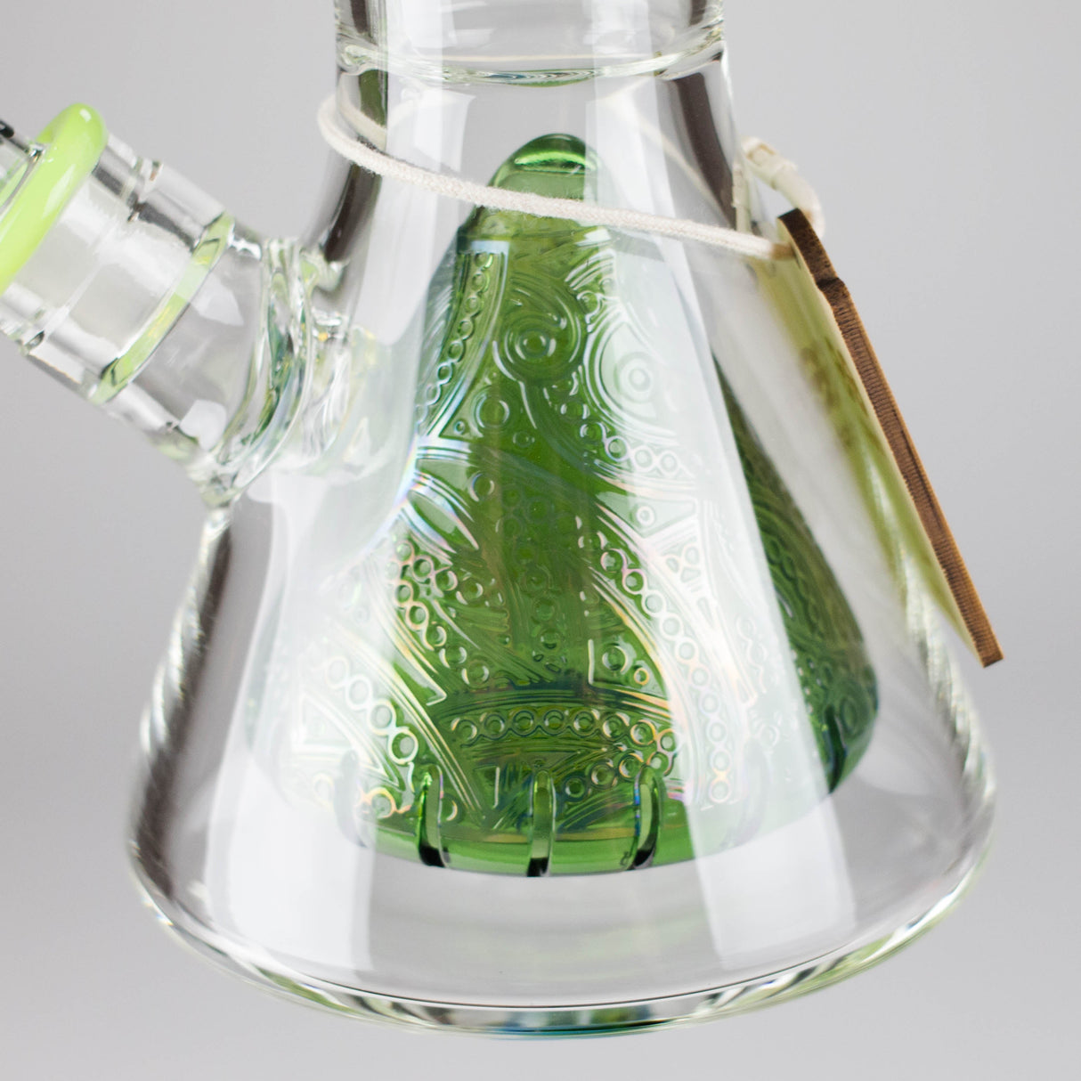 Cheech Glass | 23" Hive Pattern Beaker-in-Beaker Build-a-Bong – CHE-149 Glass Bong Smoking Cat Distribution