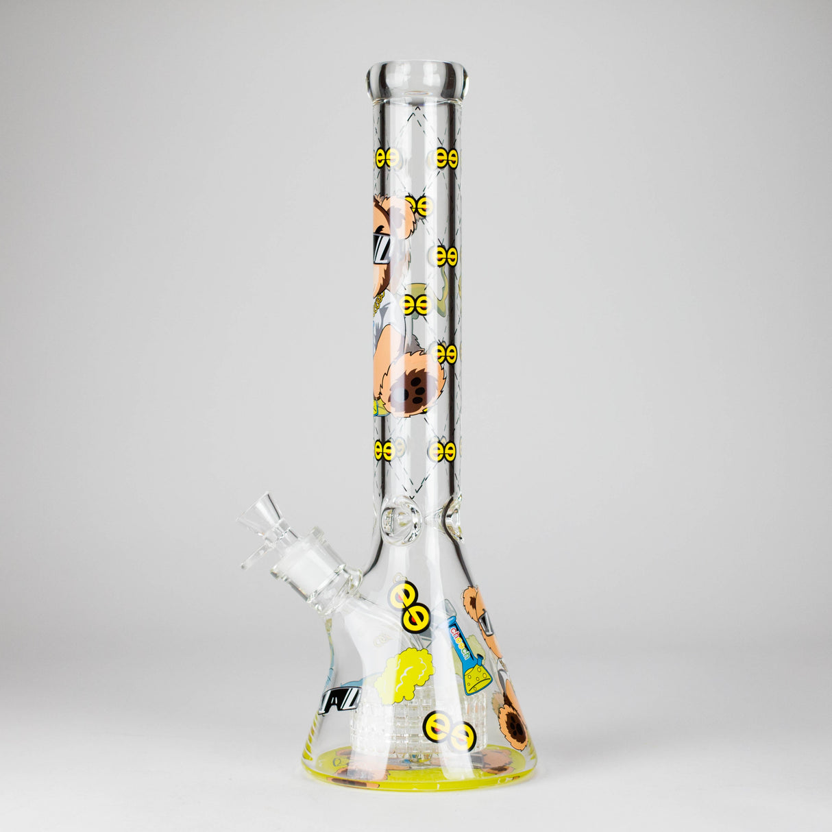 Cheech Glass | 16" Hi Bear Beaker Waterpipe – CH-297 Glass Bong Smoking Cat Distribution