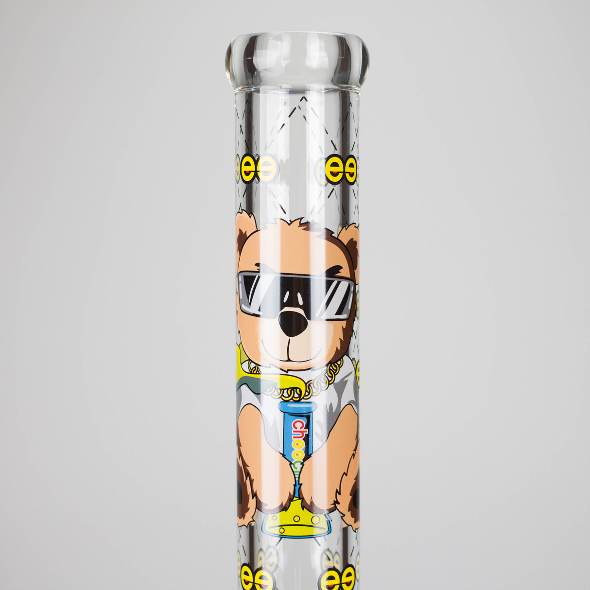 Cheech Glass | 16" Hi Bear Beaker Waterpipe – CH-297 Glass Bong Smoking Cat Distribution