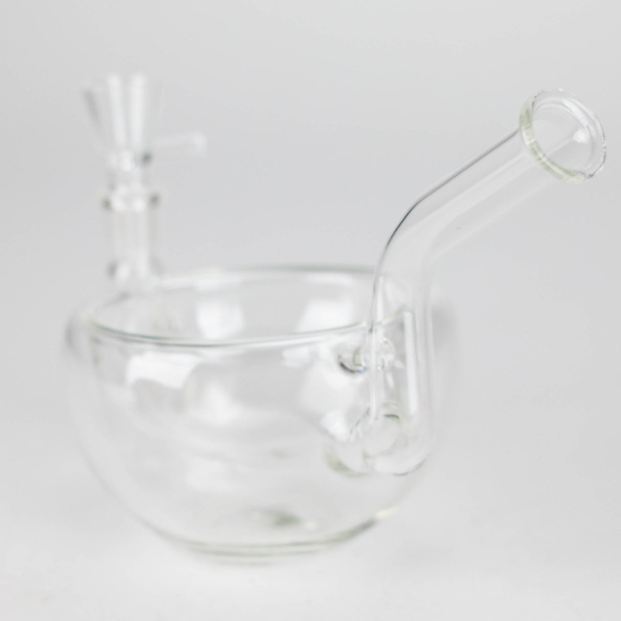 Clear Katora Water Pipe – Unique Bowl-Style Design with 14mm Joint Glass Bong RMG WHOLESALE