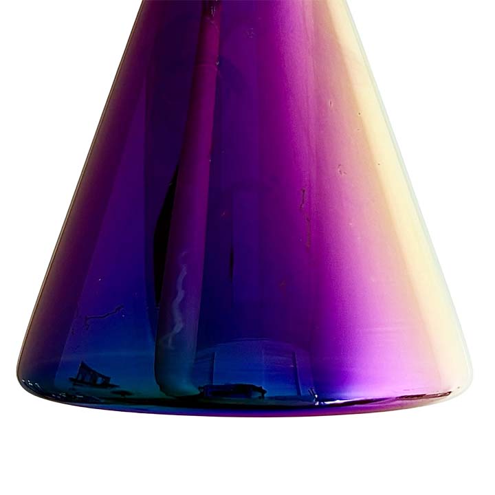 Fortune | 10" 5mm Electroplate Glass Bong- Assorted Colour Glass Bong Fortune