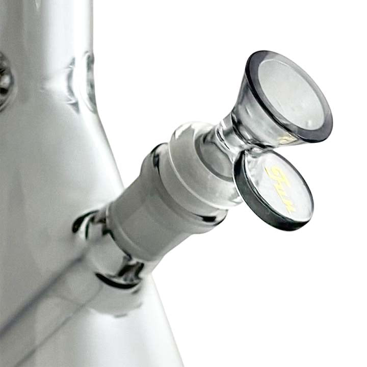 Fortune | 14" 4mm Electroplate Glass Bong- Assorted Colour Glass Bong Fortune