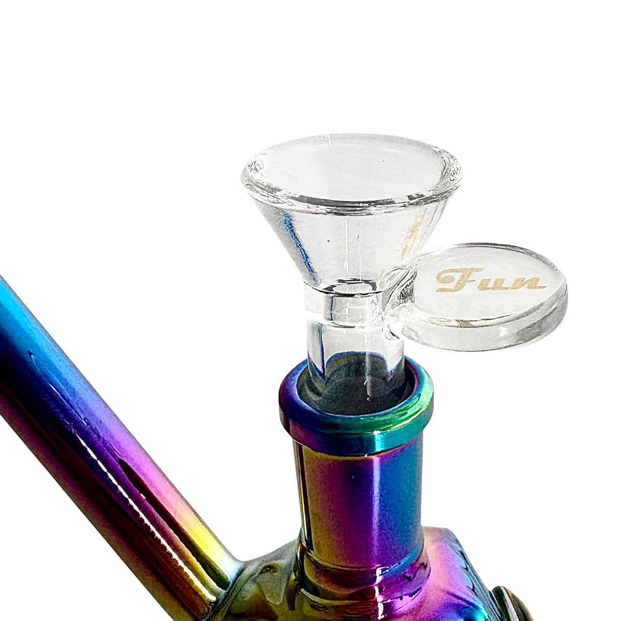 5.5" Owl Design Electroplate Glass Bong – Compact & Stemless Glass Bong Fortune