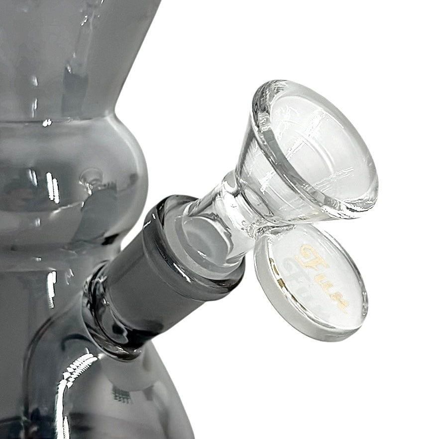 6" Hourglass Electroplate Glass Bong – Compact & Stemless Glass Bong Fortune