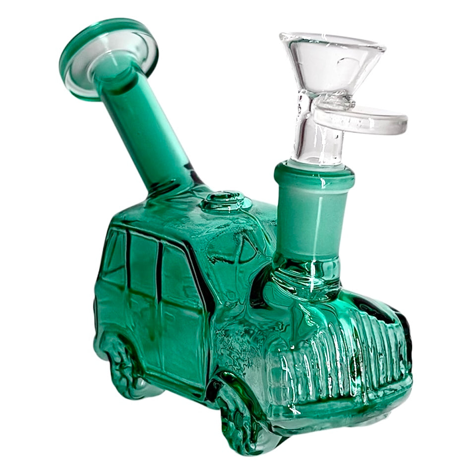 4-1/2" Car Shape Glass Bong – Compact & Stemless Glass Bong Fortune