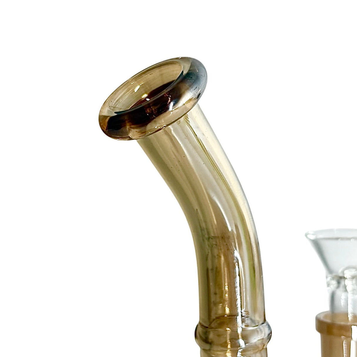 Fortune | 6-3/4" Ball Shape Electroplate Glass Bong – Compact & Stemless Glass Bong Fortune