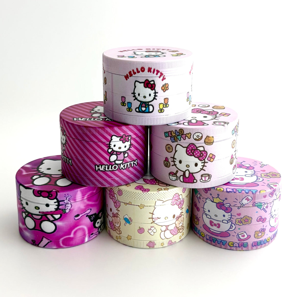 Kitten Design Grinder 63*44mm 4 Parts-6CT Display Pack Super Supplys Inc