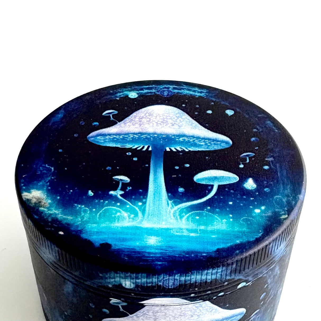 Ghost Mushrooms Design Grinder 63*44mm 4 Parts-6CT Display Pack Super Supplys Inc