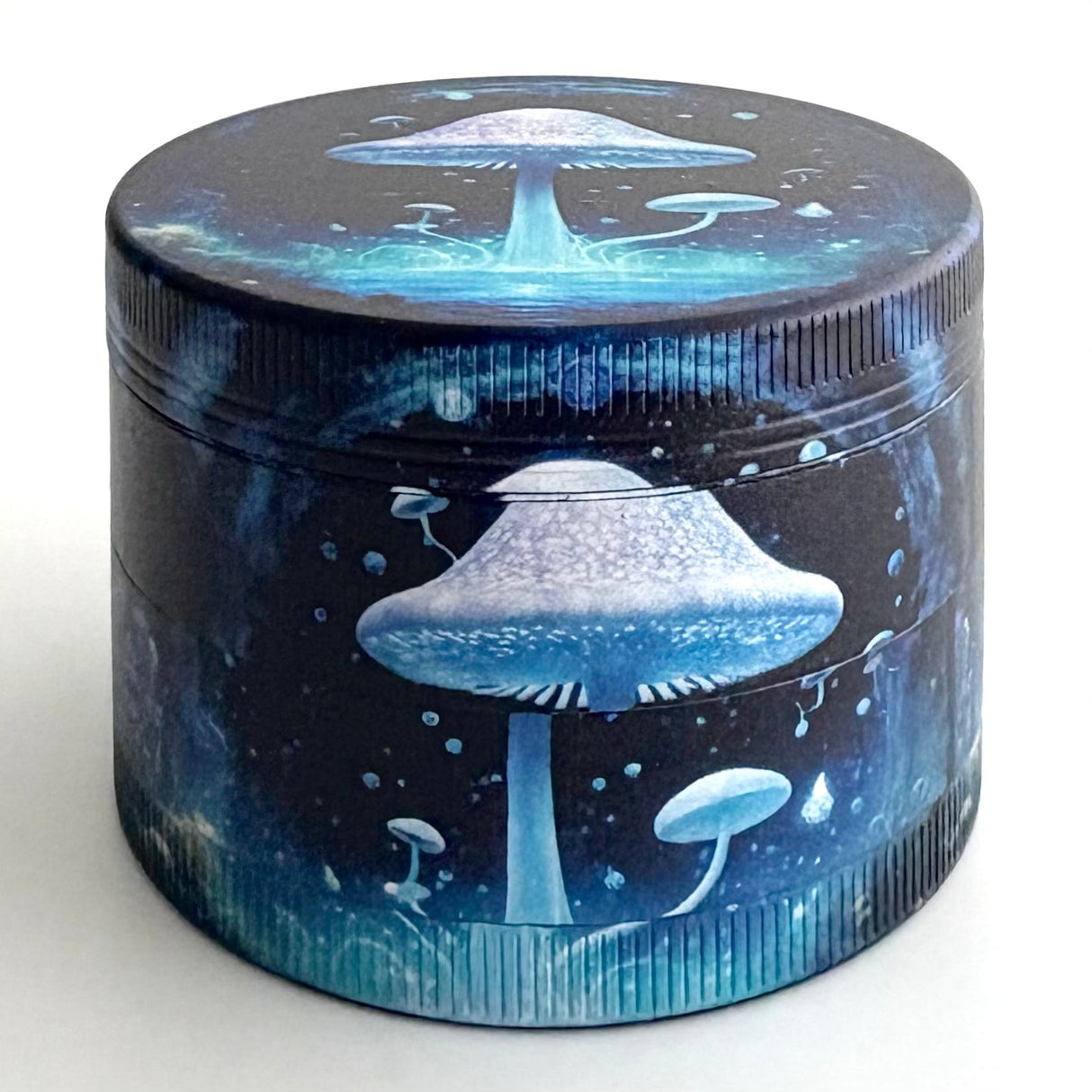 Ghost Mushrooms Design Grinder 63*44mm 4 Parts-6CT Display Pack Super Supplys Inc