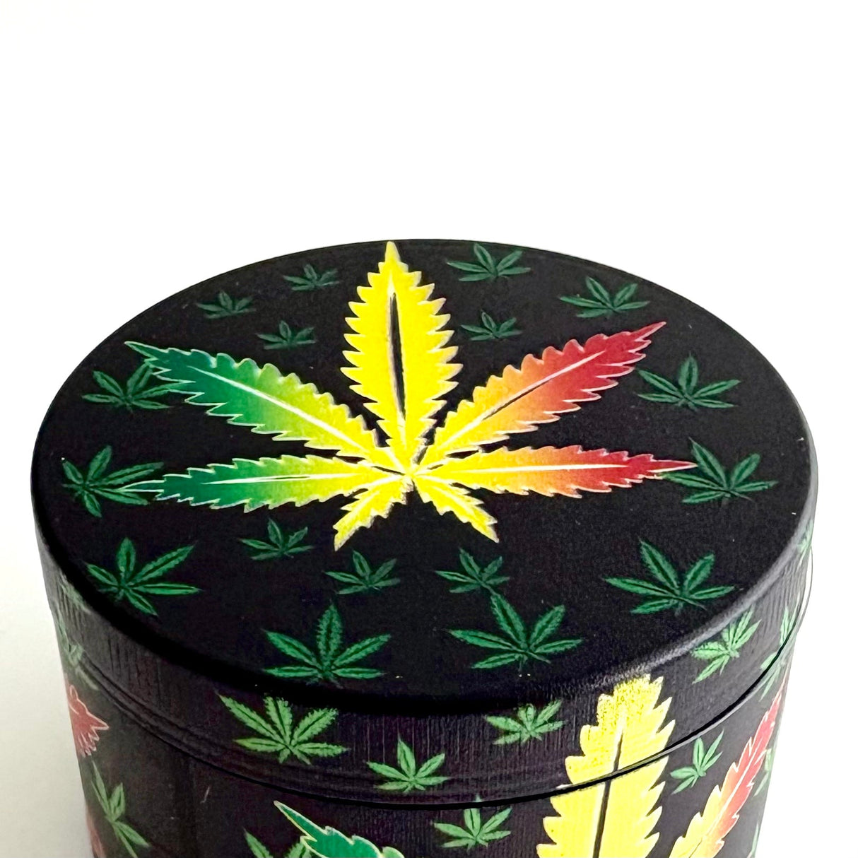 Leaf Design Grinder 63*44mm 4 Parts-6CT Display Pack Super Supplys Inc