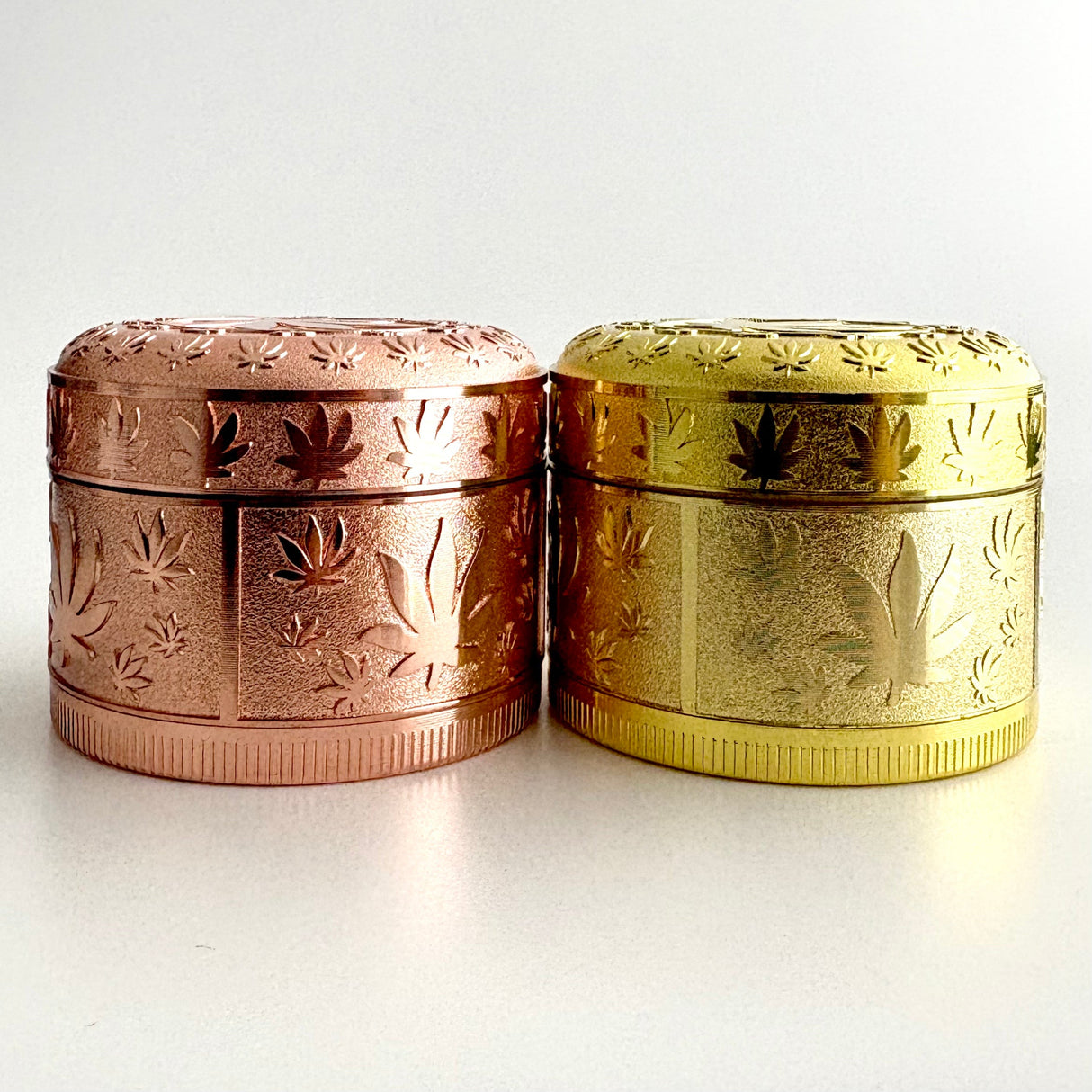 Leaf Engraving Grinder 52*41mm 4 Parts-6CT Display Pack Super Supplys Inc