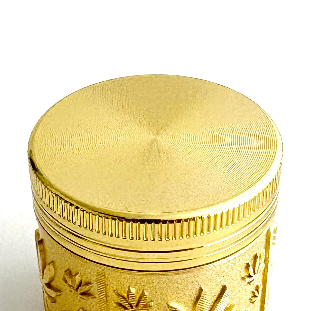 Leaf Engraving Design Grinder 40*39mm 4 Parts-12CT Display Pack Super Supplys Inc