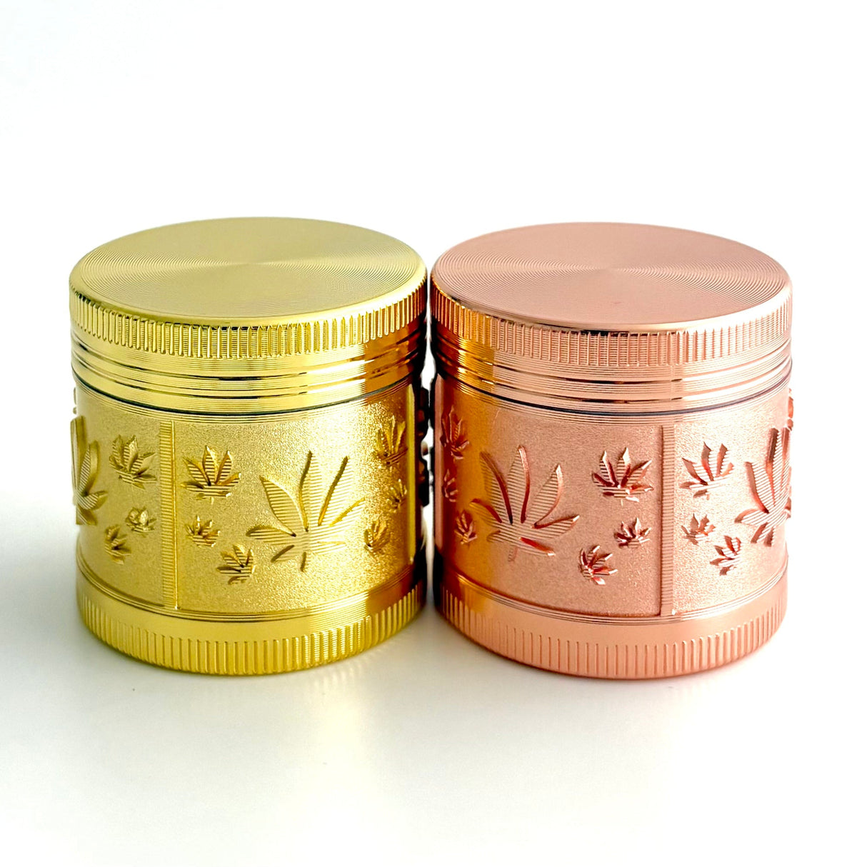 Leaf Engraving Design Grinder 40*39mm 4 Parts-12CT Display Pack Super Supplys Inc