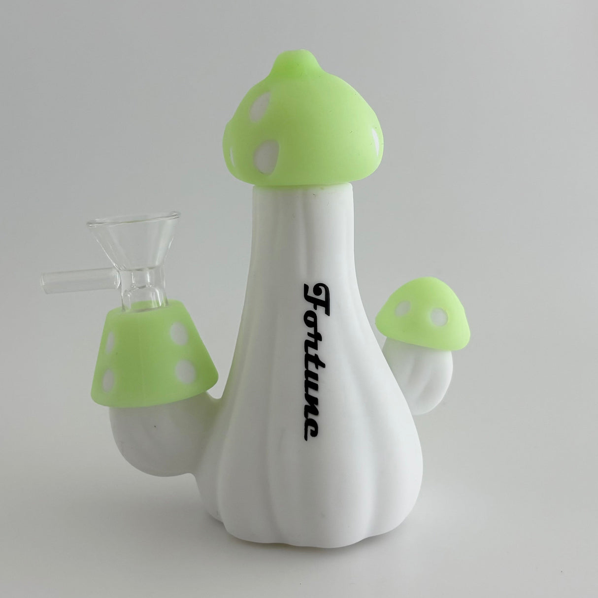 Fortune | 5" Mushroom Silicone Waterpipe Resin · Silicone · Plastic Bong Fortune