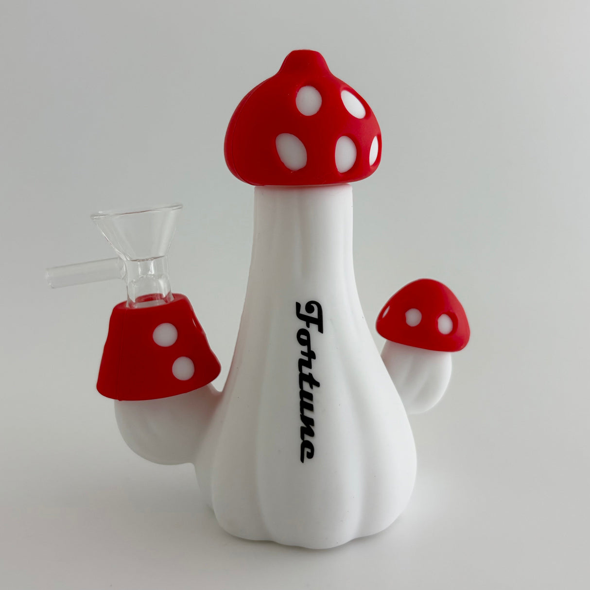 Fortune | 5" Mushroom Silicone Waterpipe Resin · Silicone · Plastic Bong Fortune