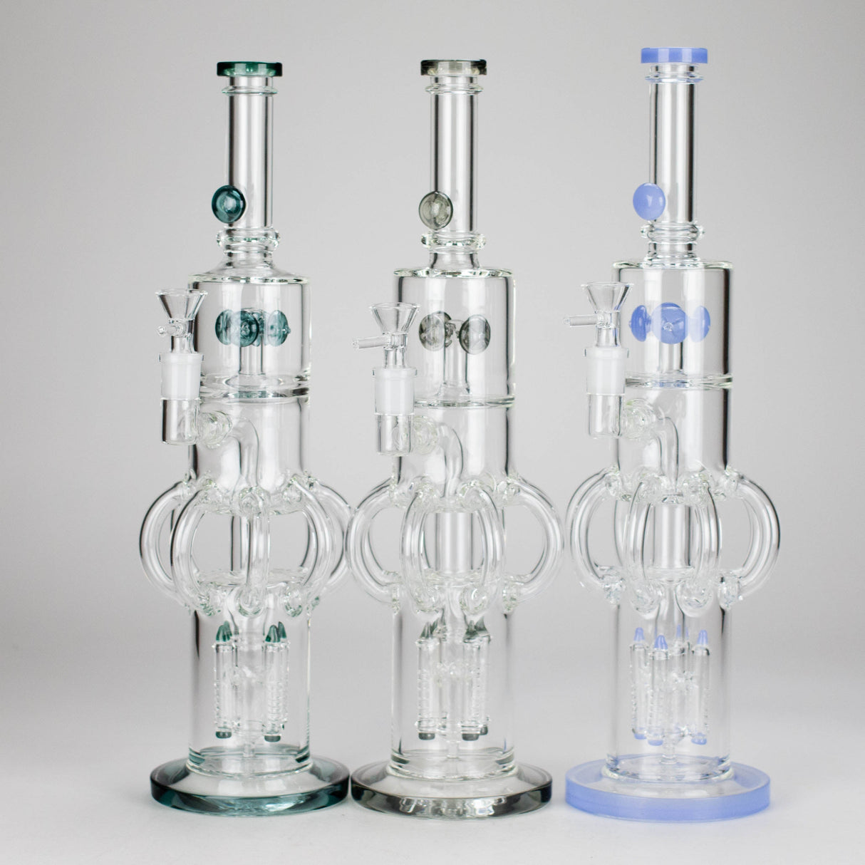 16″ Octopus Recycler Glass Bong – 5MM Thick (C1578) Glass Bong Canadian Distributor