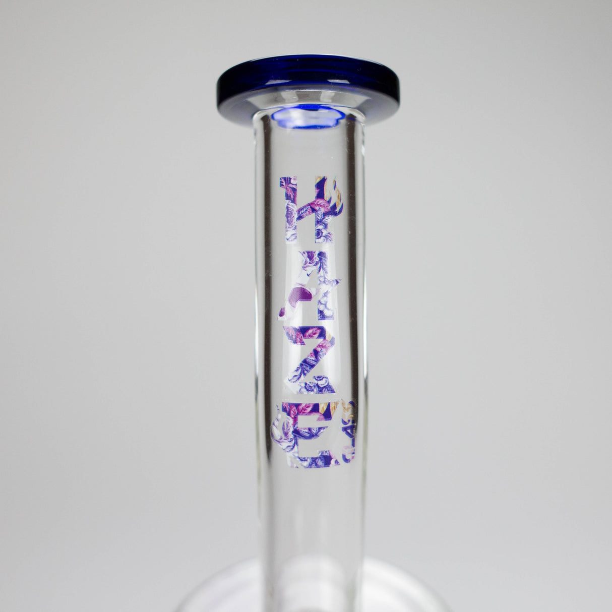 Haze | 9″ Skull Flower Glass Rig – Blue (Mini-M) Glass Bong Canadian Distributor