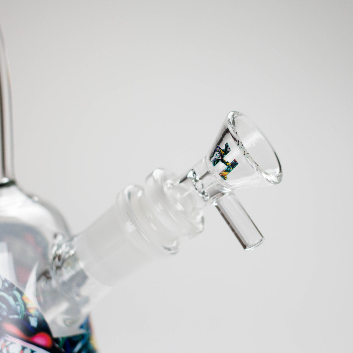 Haze | 8″ Kills Glass Bong – Teal (Mini-N) Glass Bong Canadian Distributor