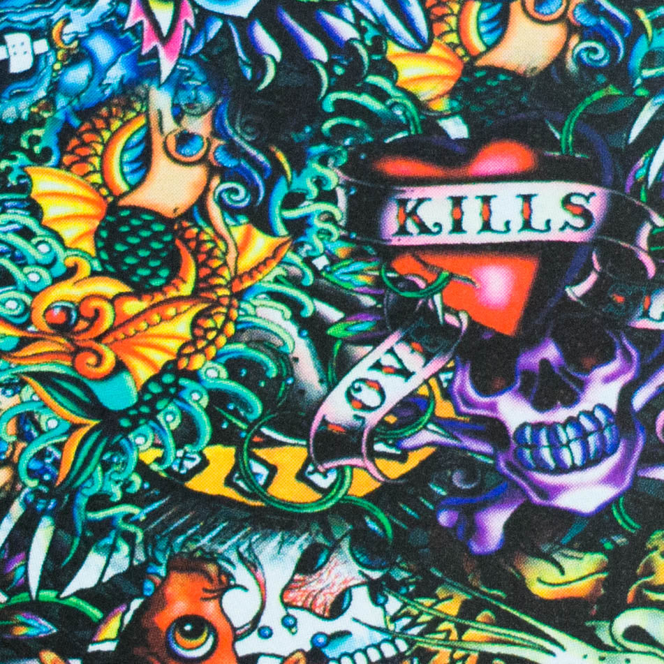 Haze | 8″ Kills Glass Bong – Teal (Mini-N) Glass Bong Canadian Distributor