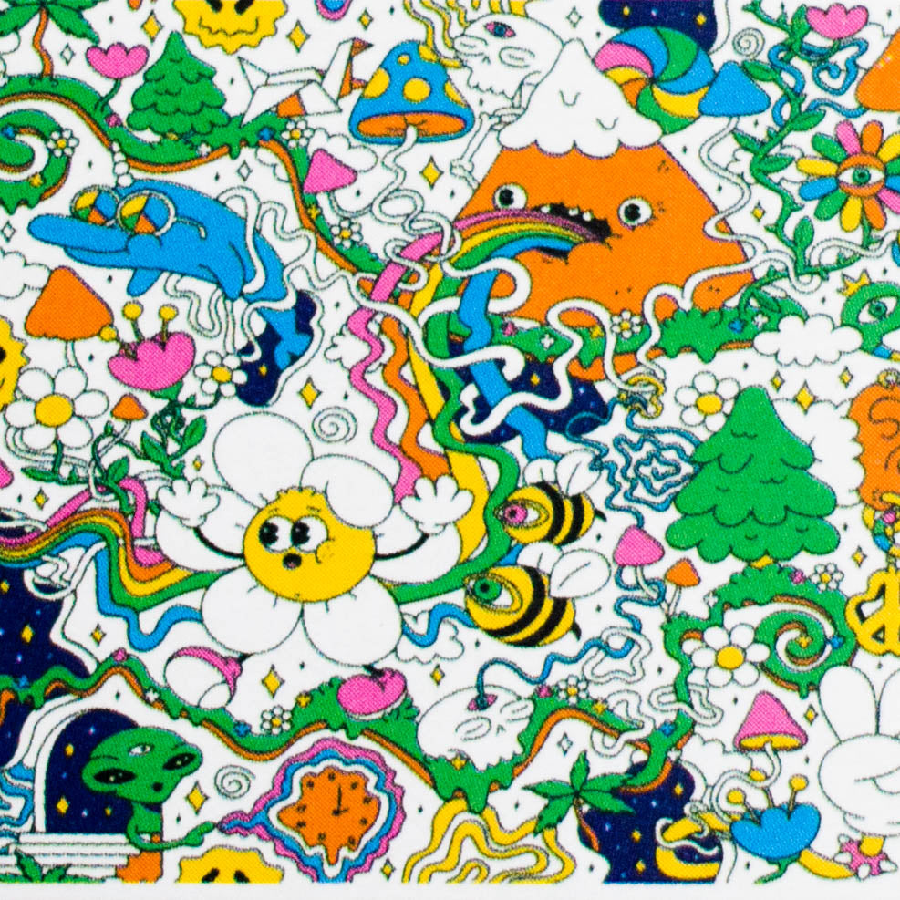 Haze | 9″ Lab Flower Beaker Glass Bong – Jade Yellow (Mini-Q) Glass Bong Canadian Distributor