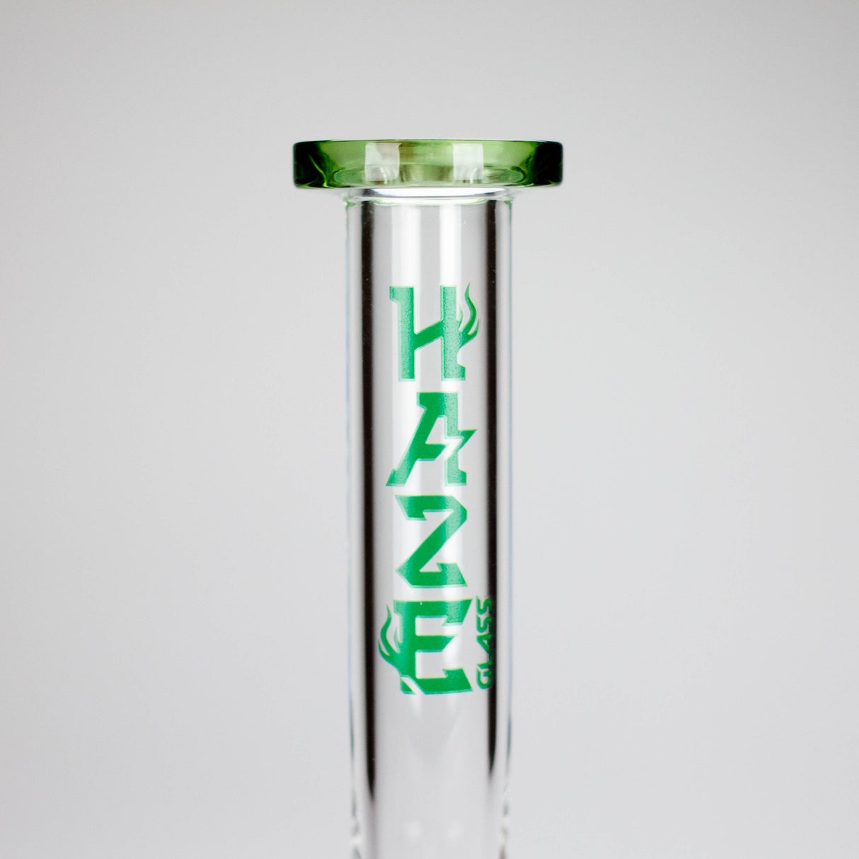 Haze | 9″ Heart Leaf Bubble Base Glass Bong – Teal (Mini-R) Glass Bong Canadian Distributor