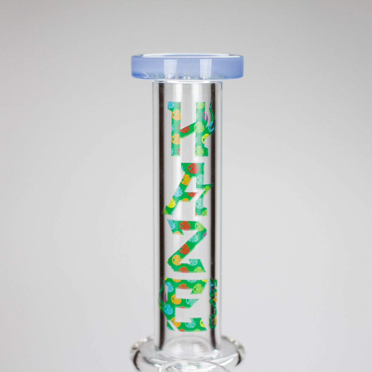 Haze | 8.5″ Colorful Chill Rig – Jade Blue (Mini-K) Glass Bong Canadian Distributor