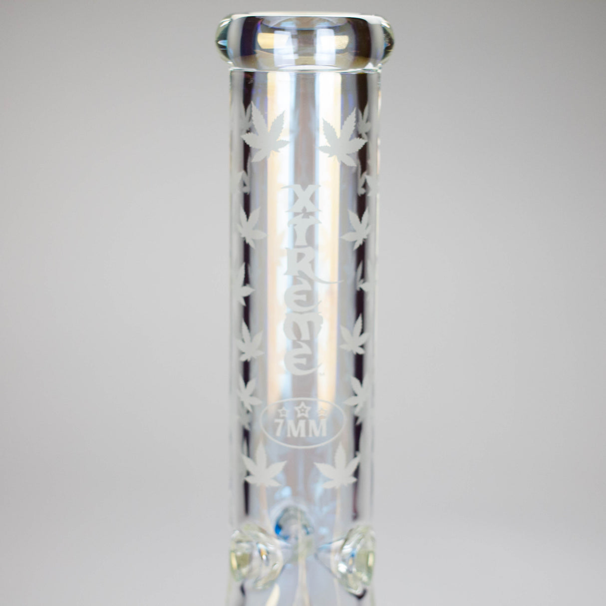 Xtreme | 13″ 7mm Electro-Plated Beaker Bong – (XTR-210) Glass Bong Canadian Distributor