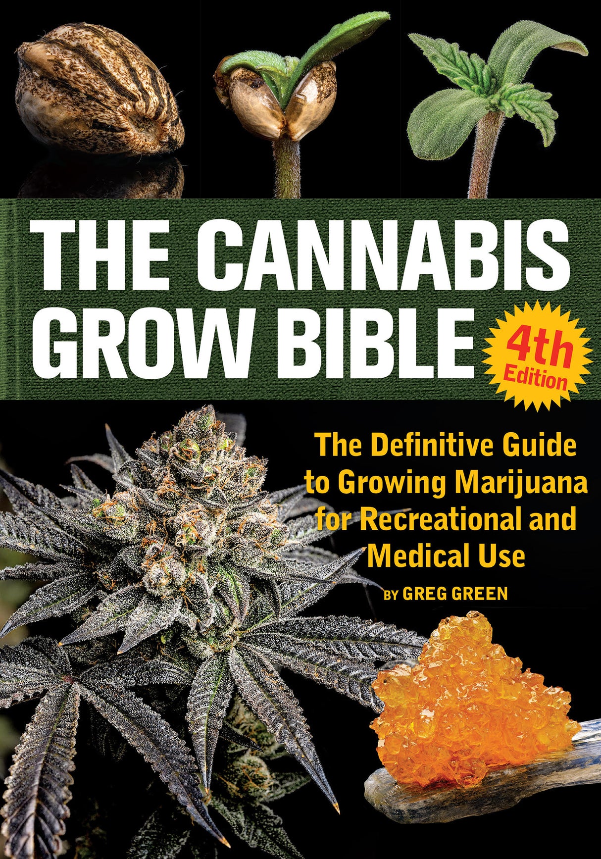 The Cannabis Grow Bible, 4th Edition Book Green Candy Press