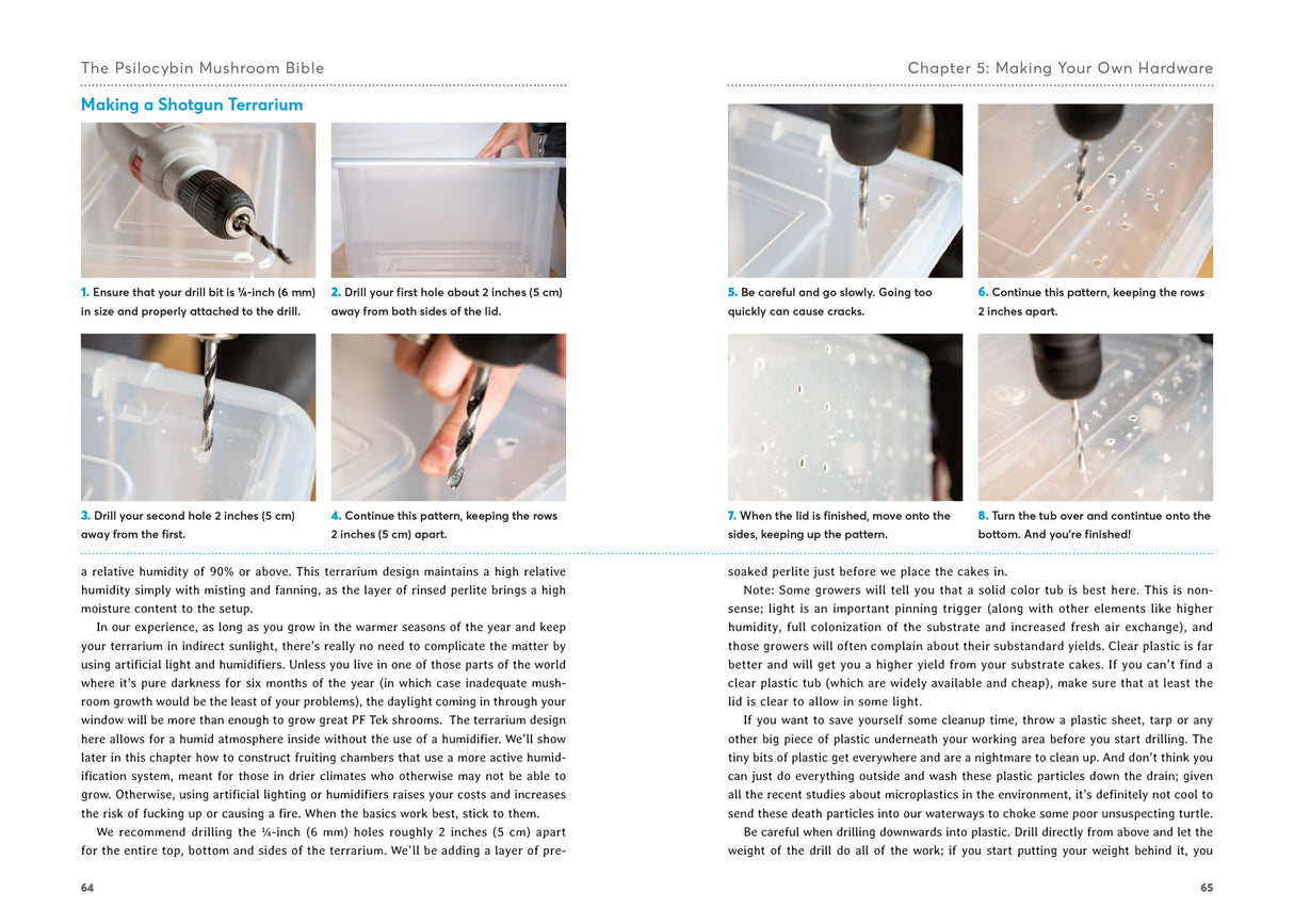 The Psilocybin Mushroom Bible Book Green Candy Press