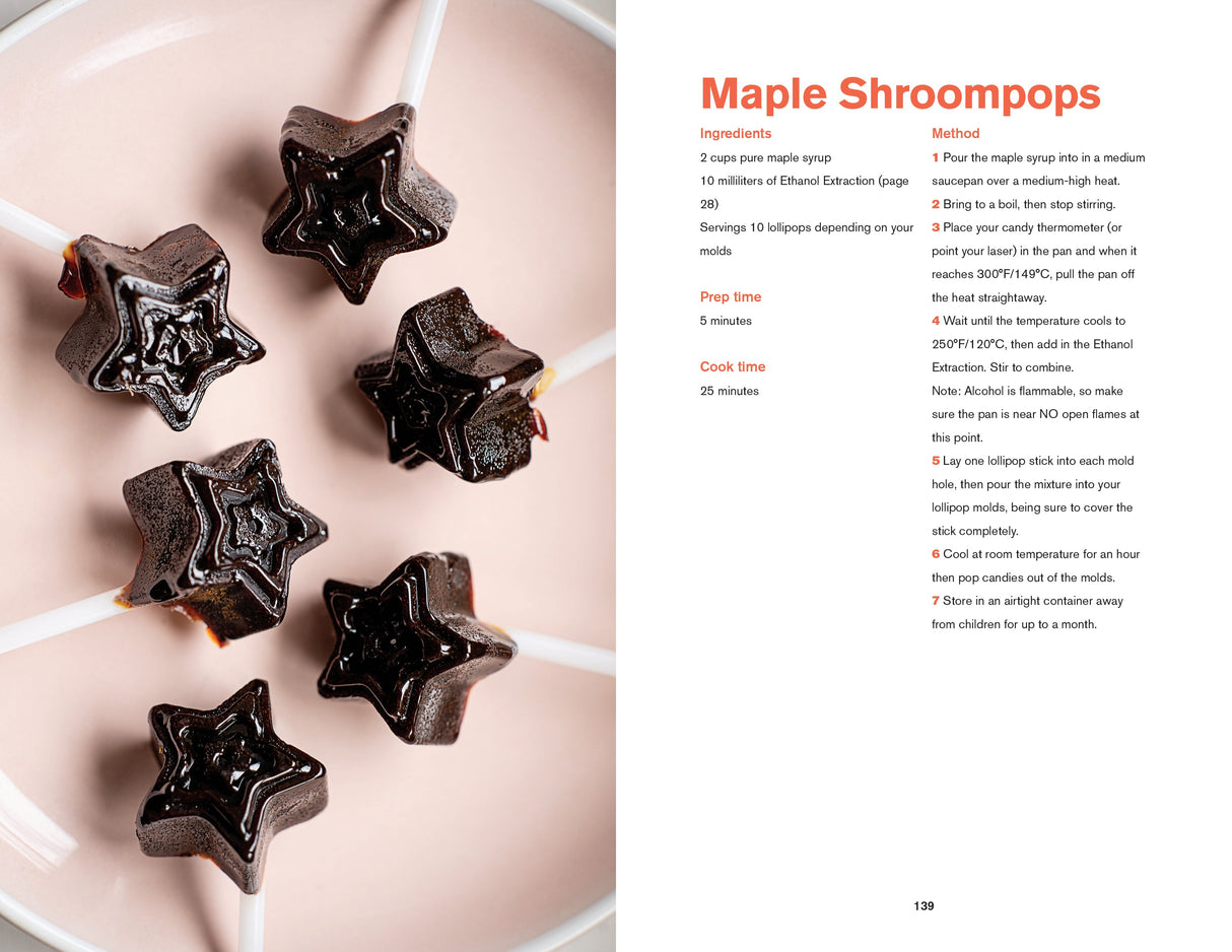 The Psilocybin Chef Cookbook Book Green Candy Press