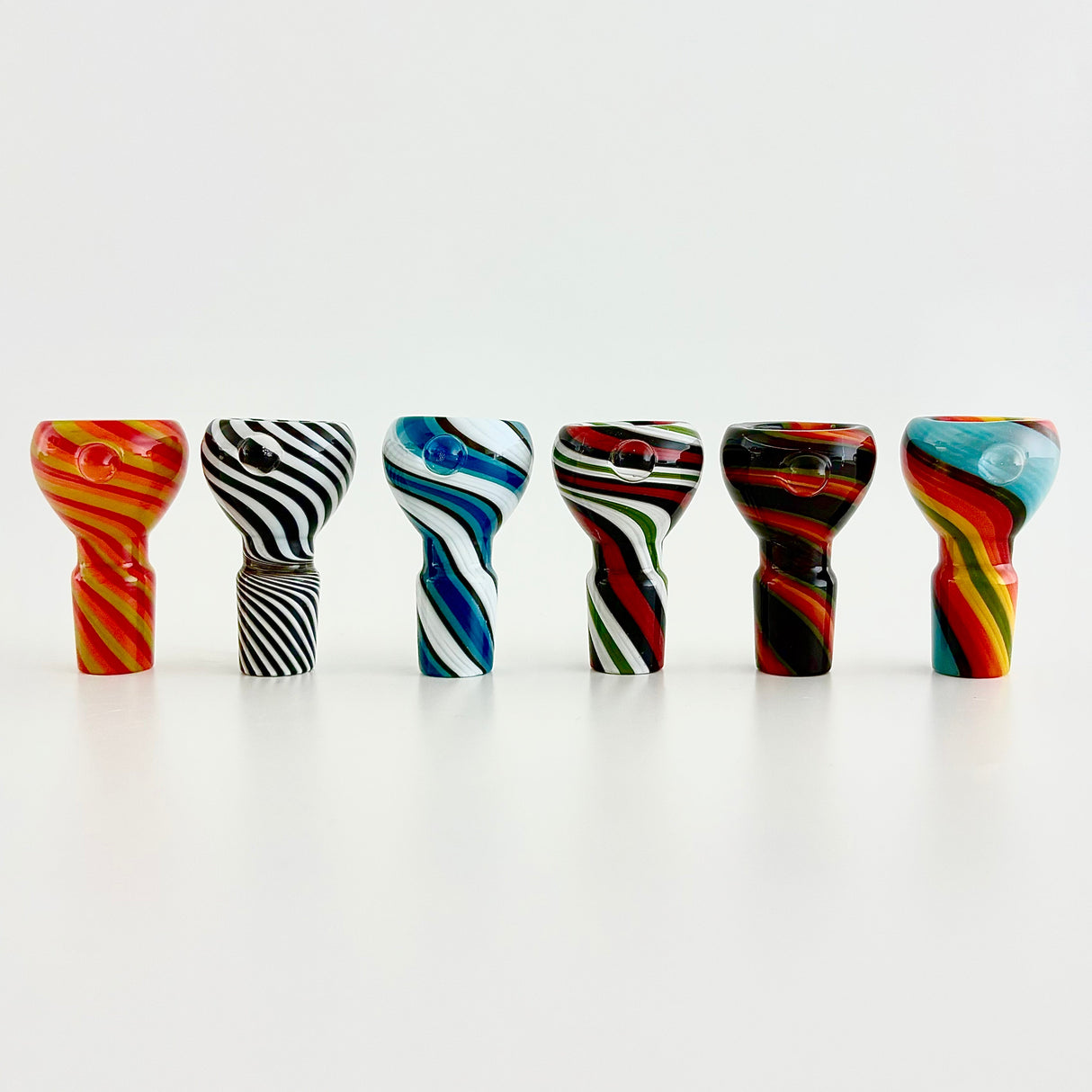 18mm Swirl Bowl Piece - 6-CT Bowl · Popper Super Supplys Inc