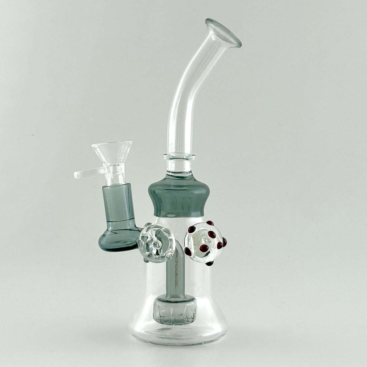 Dank | 8" Mushroom Pendent Glass Bong Glass Bong Super Supplys Inc T-Black