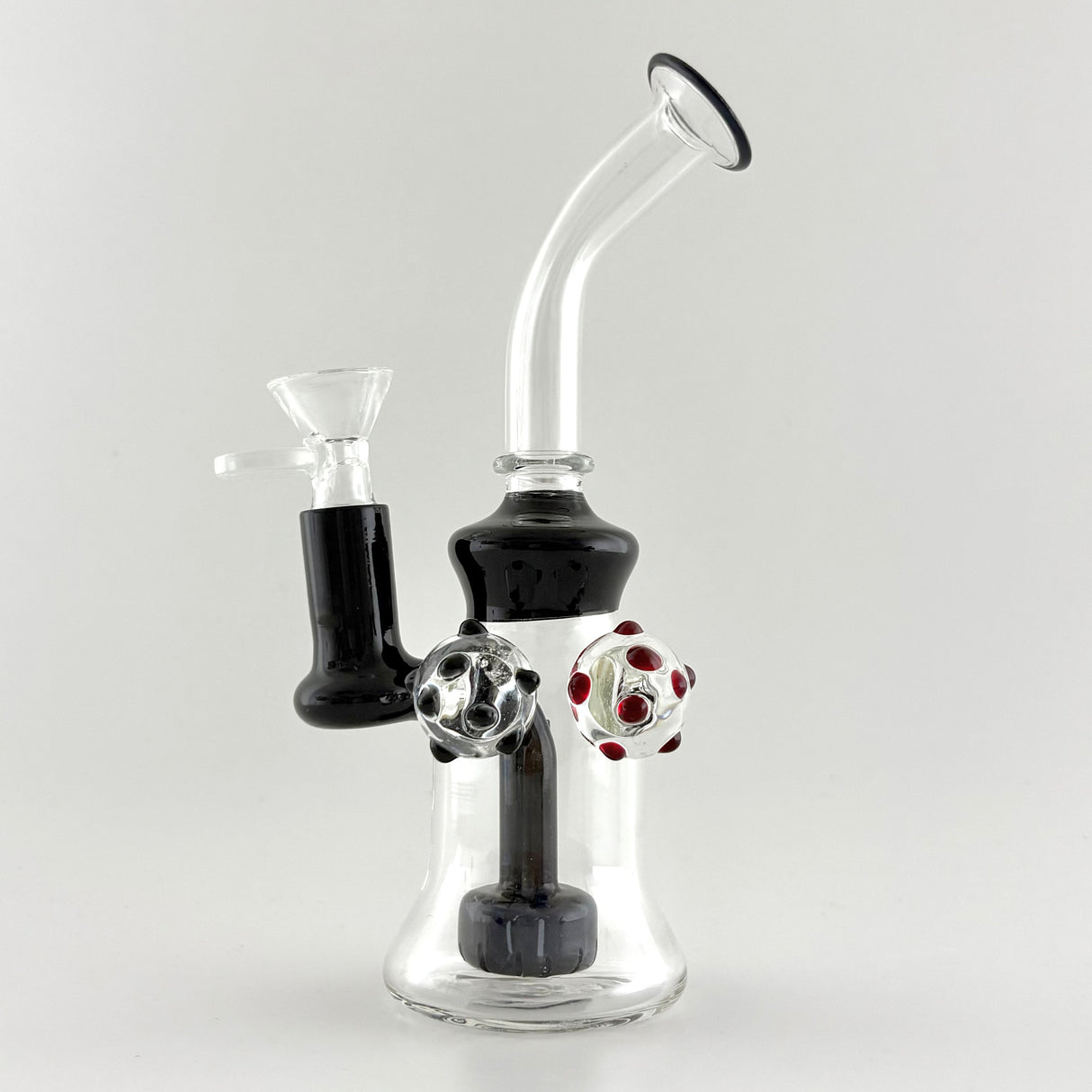 Dank | 8" Mushroom Pendent Glass Bong Glass Bong Super Supplys Inc Black