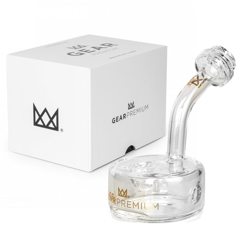 GEAR Premium® | 4" Logan Puck Hand Pipe Glass Pipe West Coast Gifts