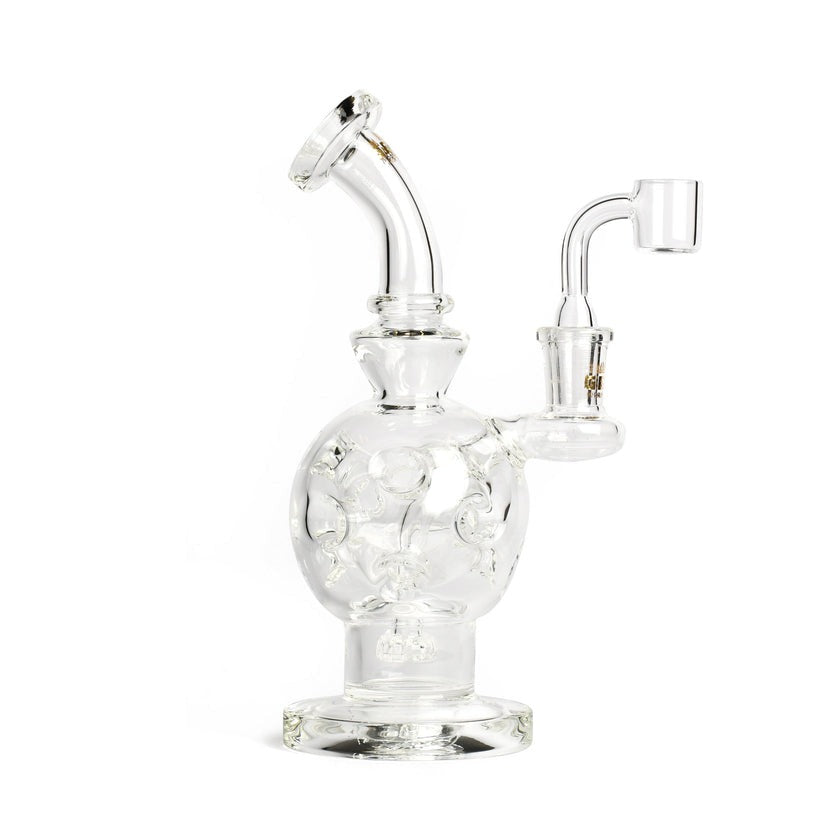 GEAR Premium® | 7.5" Tall Mini Swiss Globe Concentrate Rig Glass Rig West Coast Gifts