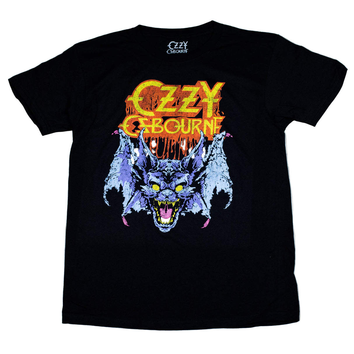 Ozzy Osbourne | “Bat Eyes” Short Sleeve Unisex Black T-Shirt – Officially Licensed Rock Band Tee Short Sleeve Philcos