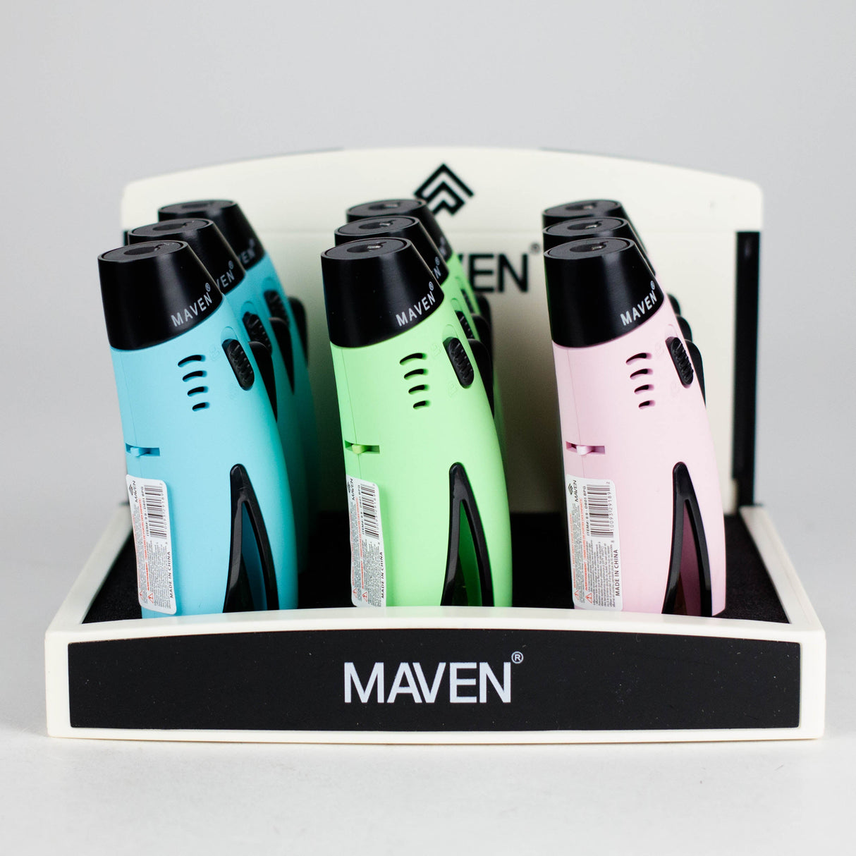 MAVEN | RAZOR Pocket Torch Lighter – Display of 9 Torch ONE
