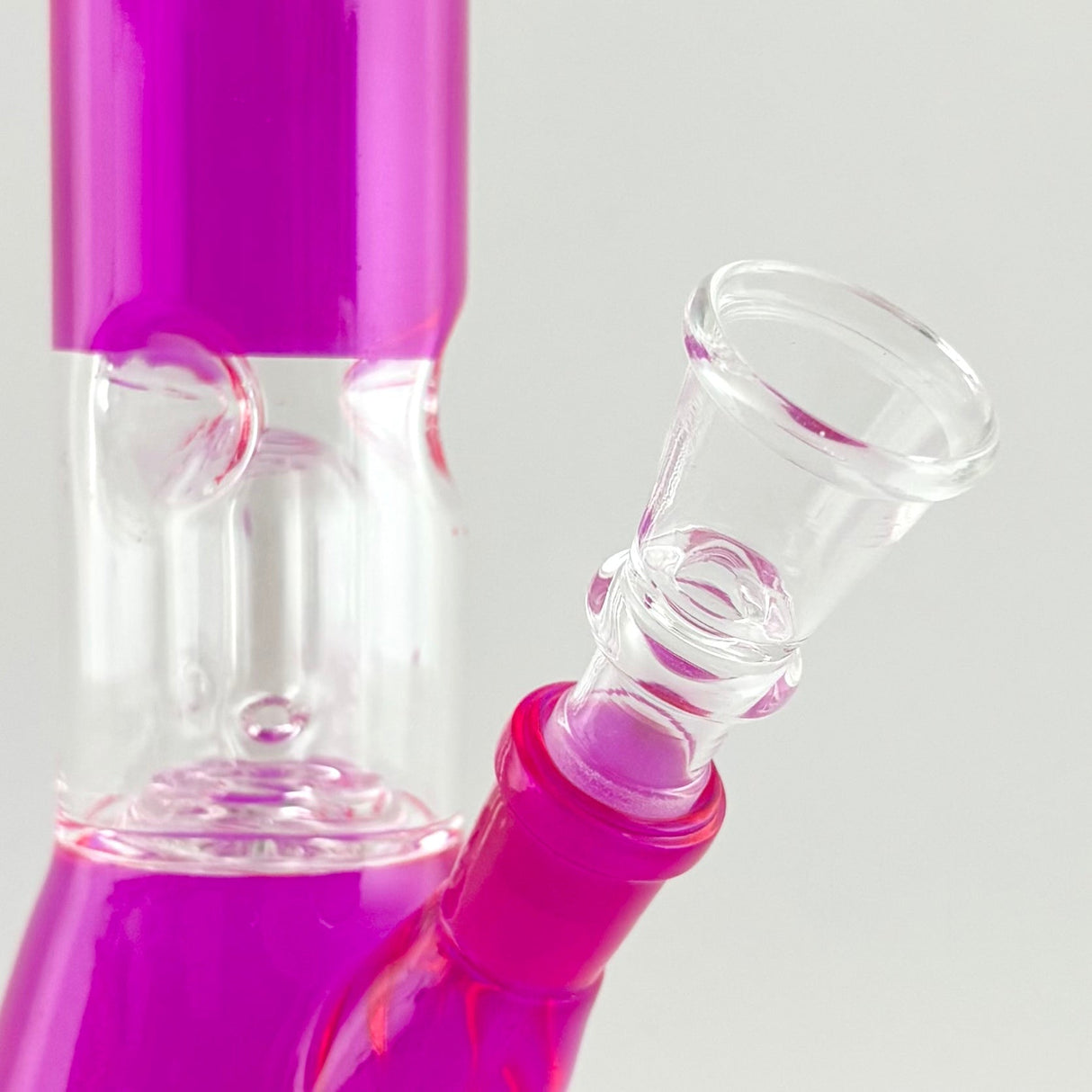 8" Perc Water Pipe - 10 Assorted Colours Glass Bong Super Supplys Inc