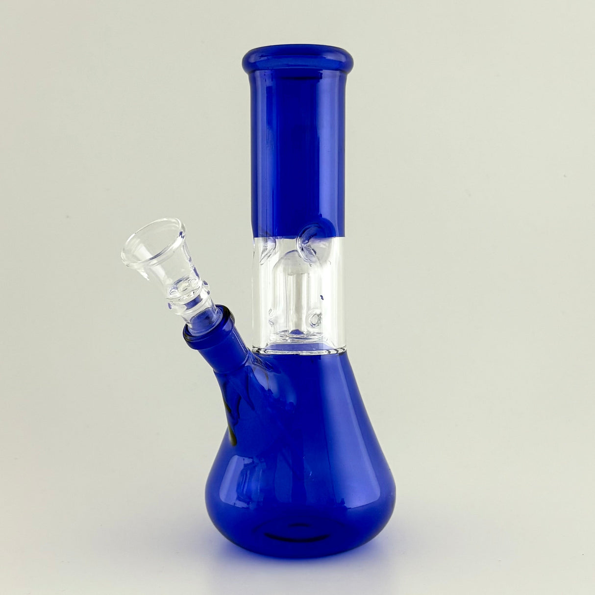 8" Perc Water Pipe - 10 Assorted Colours Glass Bong Super Supplys Inc Blue