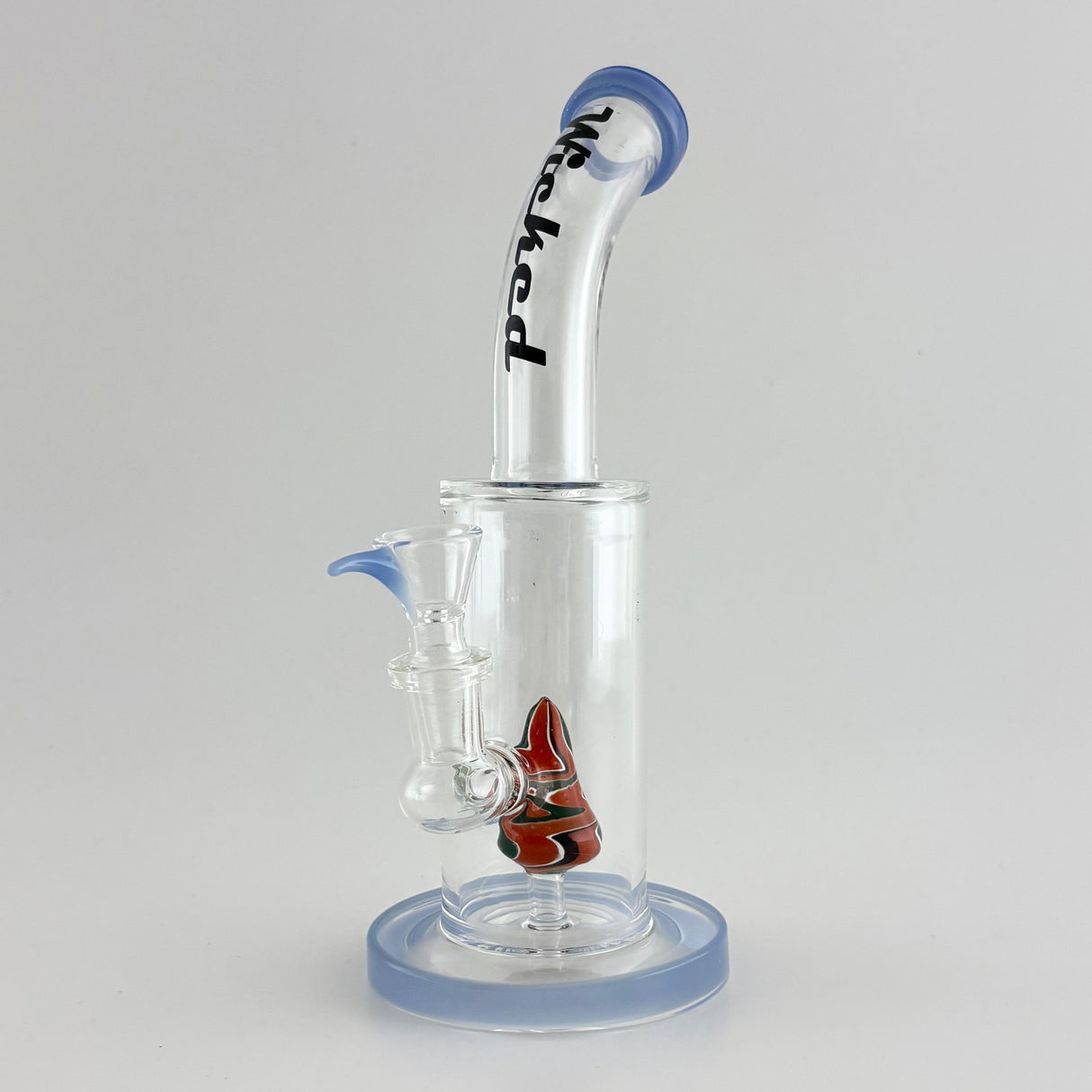 Wicked | 8" Wig-Wag Dome Perc Dab Rig Glass Bong Super Supplys Inc Blue